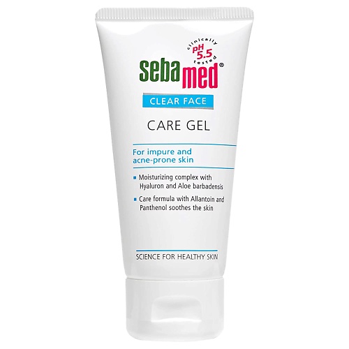 цена Гель для лица SEBAMED Увлажняющий и успокаивающий гель Clear Face Care Gel  для проблемной кожи