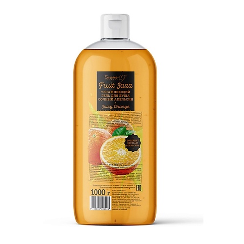 БЕЛИТА-М Гель для душа Увлажняющий Сочный апельсин Фруктовый джаз 1000.0 нектар добрый апельсин 0 3 литра пэт 12 шт в уп