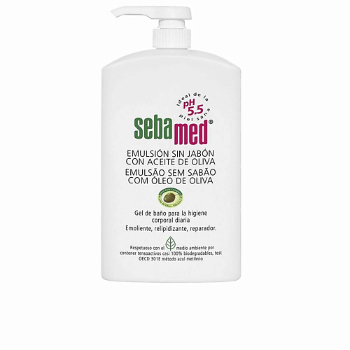 Гель для душа SEBAMED Эмульсия без мыла Soap-free Emulsion для чувствительной и сухой кожи