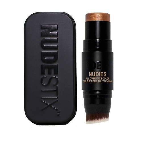 NUDESTIX Хайлайтер Nudies Glow в стике, со встроенной кисточкой для растушевки MPL310233 - фото 1