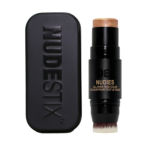 фото Nudestix хайлайтер nudies glow в стике, со встроенной кисточкой для растушевки