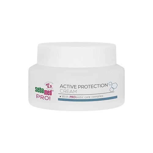 SEBAMED Защитный антивозрастной крем PRO! Active Protection с пробиотиками для чувствительной кожи 50.0 eucerin дневной антивозрастной крем для ухода за сухой чувствительной кожей hyaluron filler spf 15