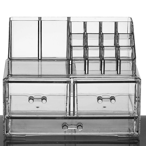 ISMAT Органайзер для косметики S-330 прозрачный органайзер для холодильника 20х30х10 см с крышкой прозрачный idea м 1587