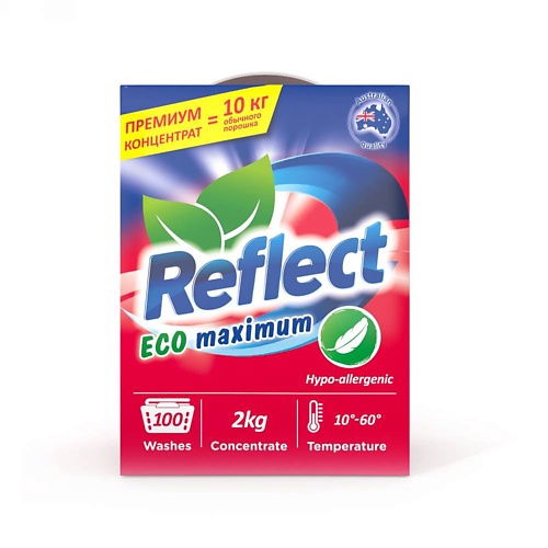 REFLECT Стиральный порошок Maximum универсальный 2000.0 витамин д3 таб шип 2000 ме 20
