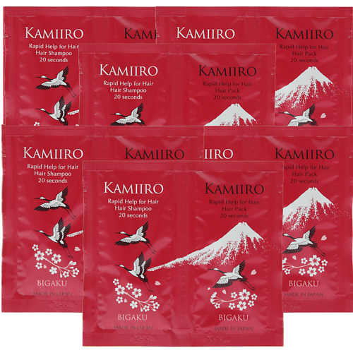 BIGAKU Дорожный набор Японских пробников Kamiiro Rapid Help For Hair MPL298009