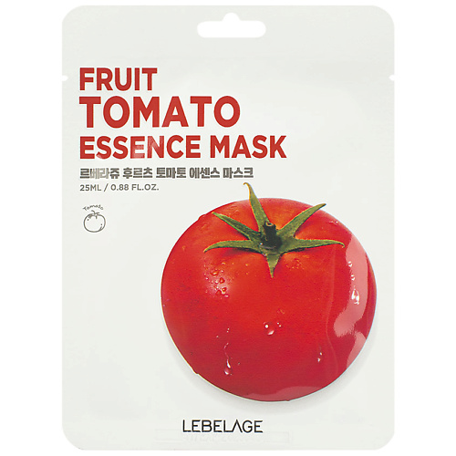 LEBELAGE Тканевая маска для лица с экстрактом томата 25.0 farmstay маска тканевая с экстрактом томата для лица 23 мл