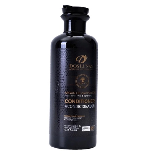 DOS LUNAS Кондиционер для волос с аргановым маслом и протеином уход за волосами 750.0 эликсир с аргановым маслом argan sublime elixir