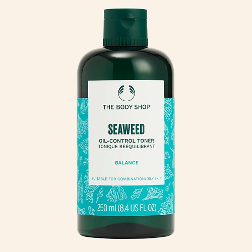 фото The body shop себорегулирующий тоник seaweed oil-control, для комбинированной и жирной кожи 250.0