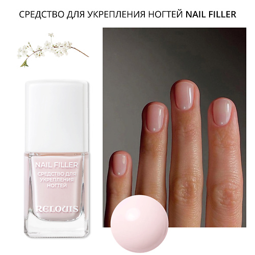 RELOUIS Средство для укрепления ногтей Nail Filler 11.5 nail art stickers наклейки для дизайна ногтей
