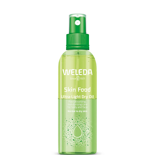 WELEDA Увлажняющее сухое масло-спрей Skin Food Ultra - Light Dry Oil 100.0 greymy пудра для объема и текстуры волос ультралегкая chic ultra light volume powder 10