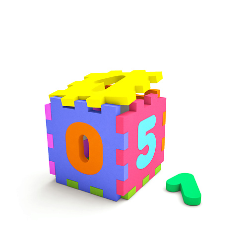 EL'BASCO Развивающая игра Кубик-сортер Цифры 1.0 книжный кубик азбука