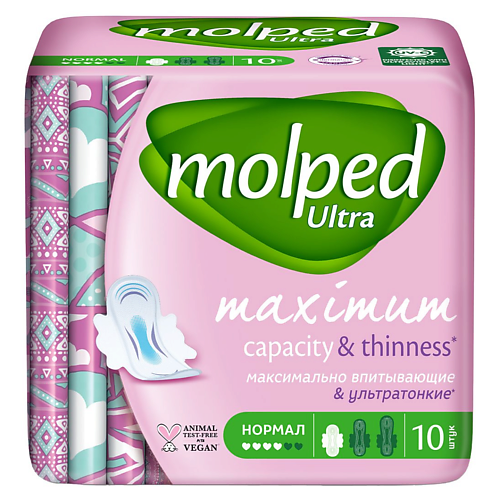 MOLPED Прокладки женские ULTRA Normal (нормальная впитываемость) 10.0