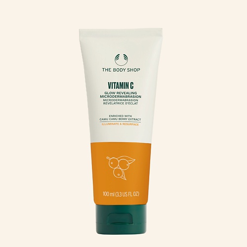 фото The body shop скраб с витамином с для сияния кожи vitamin c glow revealing microdermabrasion 100.0