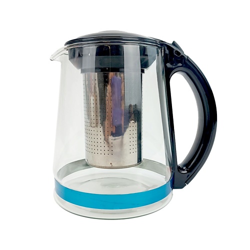 ND PLAY Заварочный чайник 700 мл, с ситечком в подарочной упаковке, стекло 700.0 елочный шар 8 см стекло с ручной росписью 160106808