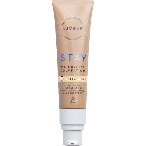 LUMENE Ухаживающий тональный крем Stay Weightless Foundation SPF 30