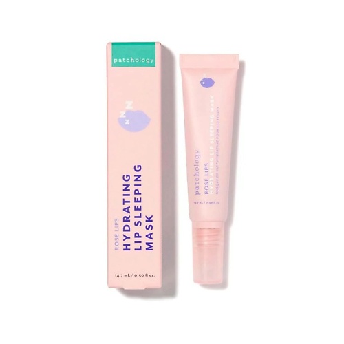 фото Patchology увлажняющая ночная маска для губ rose lips hydrating lip sleeping mask 14.7