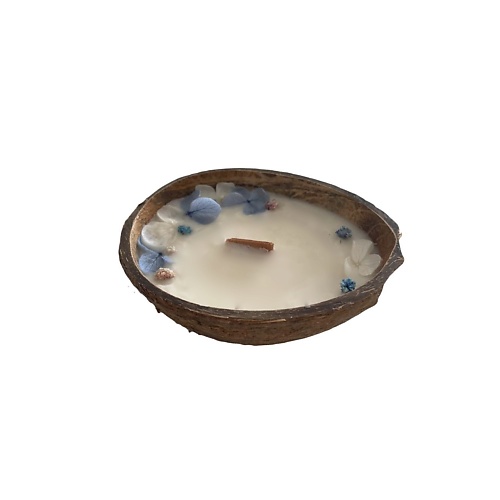 CANDLE ZEN Свеча ароматическая в кокосе с ароматом Чёрное море 200.0 24 grams ароматическая свеча с ароматом удовое дерево 200
