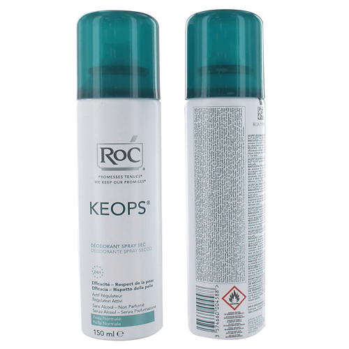 ROC Дезодорант-спрей Keops 145.0 aleda дезодорант спрей мужской commando 200