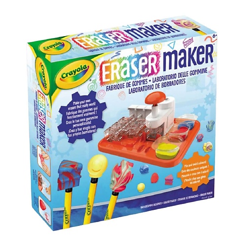 CRAYOLA Набор для создания креативных ластиков Eraser Maker азбука триз основы изобретательного мышления мягк библиотека создания инноваций орлов м трэнтэкс