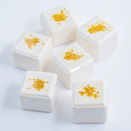 DEWPOINT Бомбочки для ванны белые с золотым шиммером - набор 6 штук с парфюмными ароматами 6.0 набор тетрадей крупная клетка 12 листов 10 штук