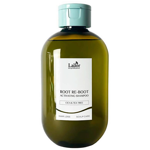 Шампунь для волос LADOR Шампунь против выпадения волос ROOT RE-BOOT ACTIVATING SHAMPOO (CICA&TEA TREE) шампунь для волос lemongrass tea shampoo 350мл