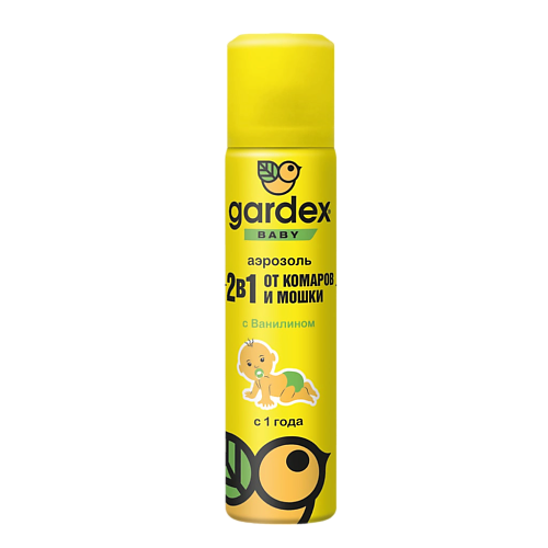 GARDEX Baby Аэрозоль от комаров и мошки для детей с 1 года 80.0
