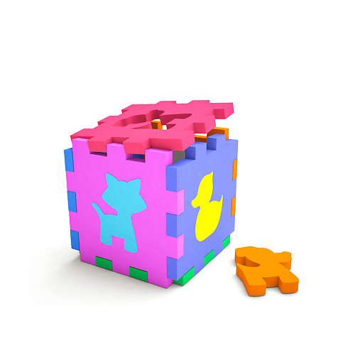 EL'BASCO Развивающая игра Кубик-сортер Животные 1.0 развивающая азбука в стихах