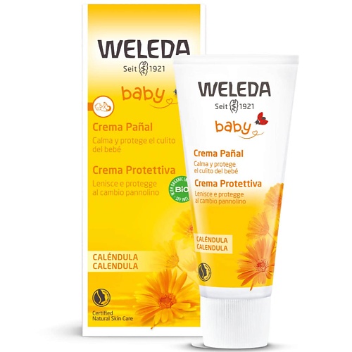 WELEDA Крем с календулой от опрелостей и пеленочной сыпи Baby Calendula Nappy Change 75.0