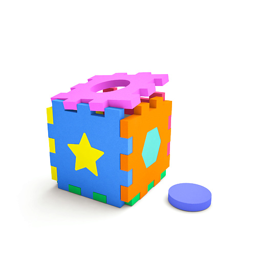 EL'BASCO Развивающая игра Кубик-сортер Фигуры 1.0 настольная игра activity компактная версия