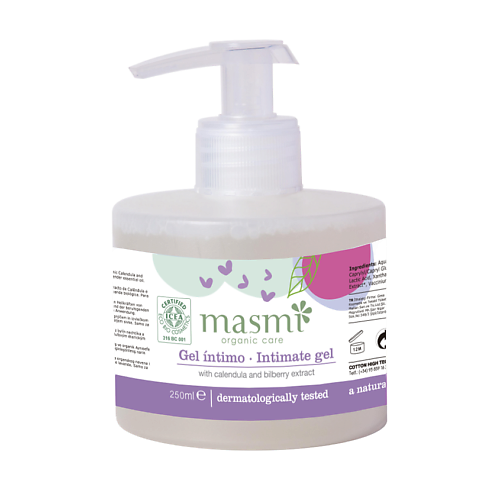 

MASMI Organic Care Гель для интимной гигиены 250.0, Organic Care Гель для интимной гигиены