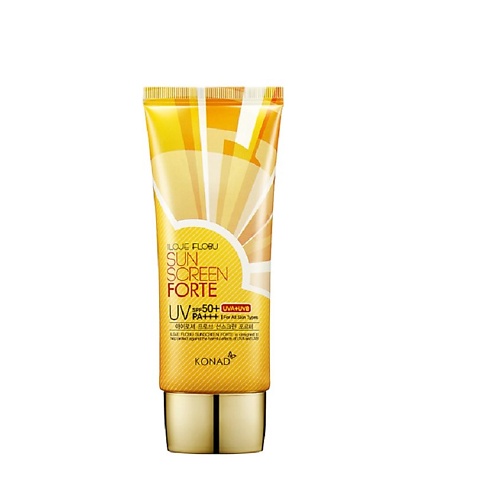 KONAD ILOJE Flobu Sunscreen Forte Солнцезащитный корейский крем для лица и тела, SPF50+, PA+++ 70.0 солнцезащитный лосьон для тела spf50 sun protect multi level performance