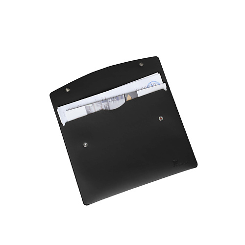 FLEXPOCKET Папка - конверт формата А4 на двух кнопках из экокожи занимательный конверт праздничный фейерверк веселые задания с наклейками