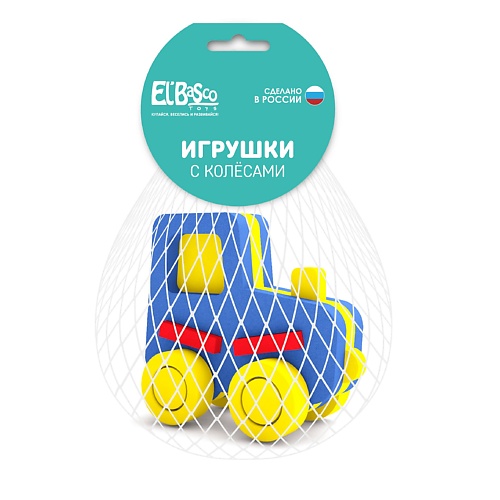 EL'BASCO Игрушка-каталка для малышей  с колесами Трактор 1.0 в городе загадки для малышей отгадай и наклей