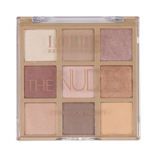 LOLLIS Тени для век The Nudes Eyeshadow Palette ln pro тени для век fusion palette eyeshadow