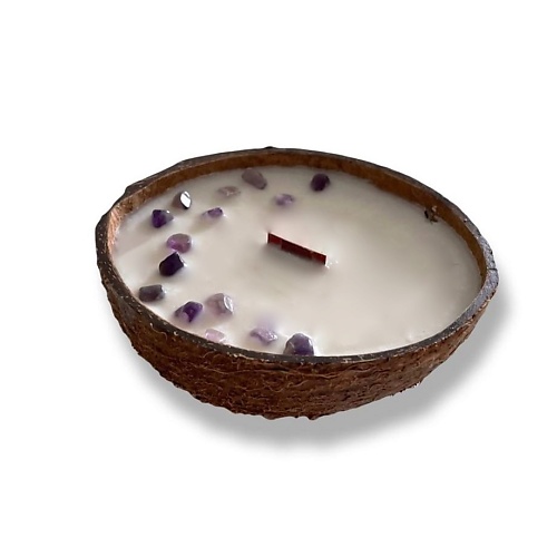 CANDLE ZEN Свеча  ароматическая в кокосе с ароматом   Абсент из черной смородины 200.0