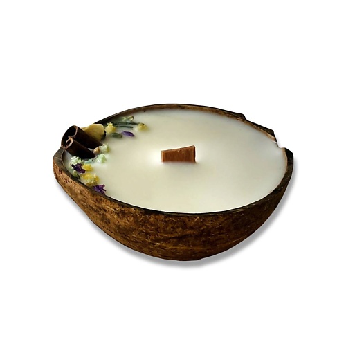 CANDLE ZEN Свеча ароматическая в кокосе с ароматом Пачули 200.0