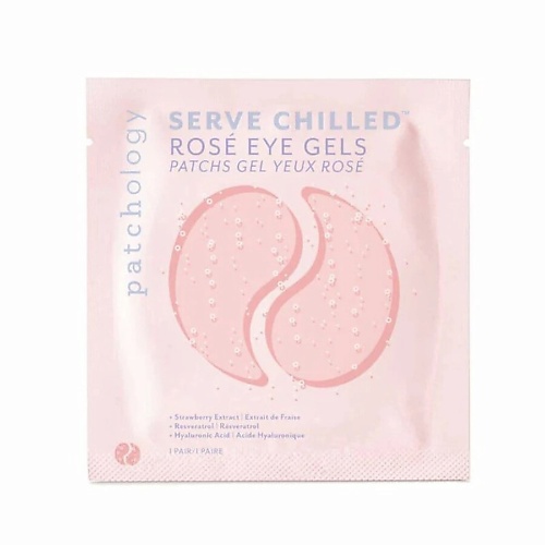 фото Patchology ультраувлажняющие тонизирующие гелевые патчи для глаз serve chilled rose 2.0