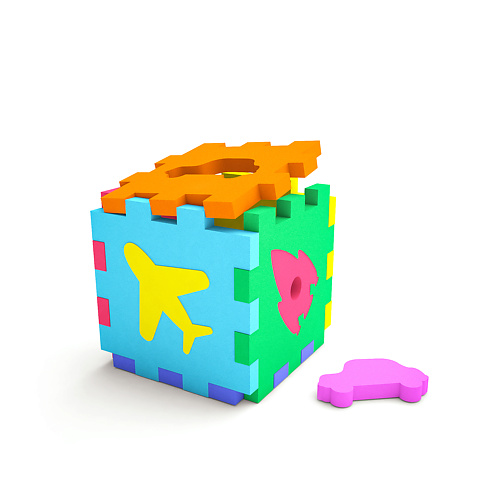 EL'BASCO Развивающая игра Кубик-сортер Транспорт 1.0 книжный кубик азбука