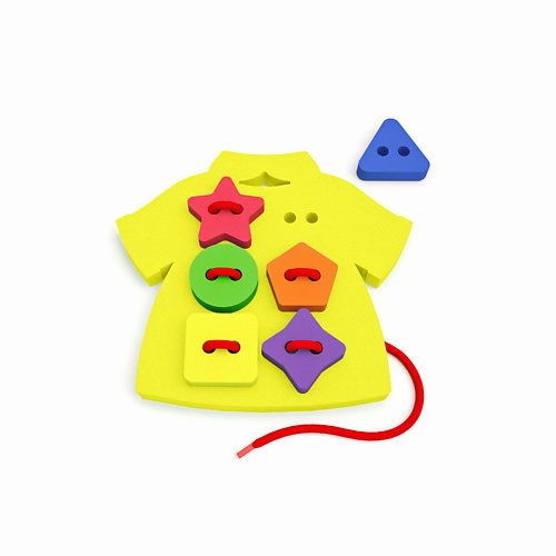 EL'BASCO Шнуровка для малышей Рубашка 1.0 геодом игра ходилка с фишками для малышей 2в1 в зоопарке в океане 1