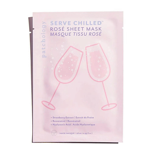 фото Patchology освежающая и увлажняющая тканевая маска для сияния кожи serve chilled rose sheet mask 112.0