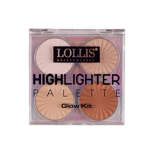 LOLLIS Хайлайтер для лица Highlighter Palette Glow Kit astra хайлайтер pure beauty duo highlighter 2 в 1
