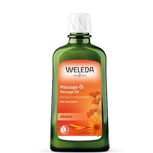 WELEDA Массажное масло с арникой, для всех типов кожи 200.0 shunga масло интимное массажное экзотические фрукты 100