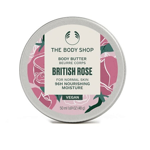 Крем для тела THE BODY SHOP Увлажняющее крем-масло для тела British Rose масло для тела the body shop масло для сияния волос и тела shine on mandarin
