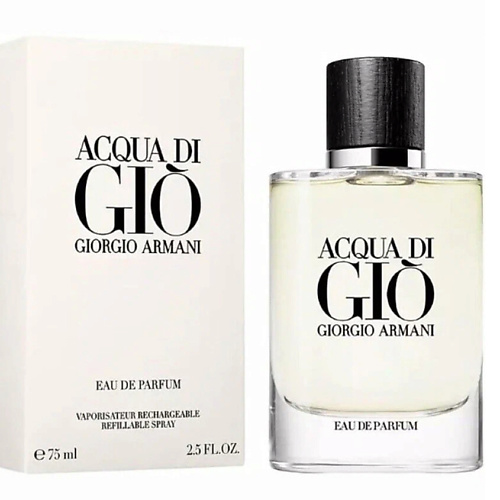 Парфюмерная вода GIORGIO ARMANI Мужская парфюмерная вода Acqua Di Gio, перезаполняемый флакон