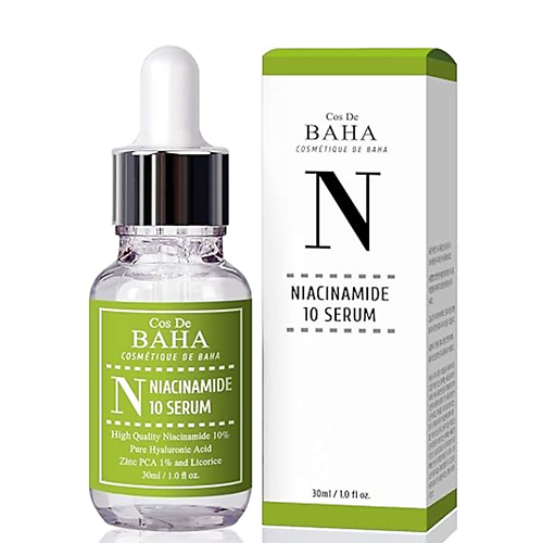 фото Cos de baha сыворотка для лица противовоспалительная n niacinamide 10 serum 70.0