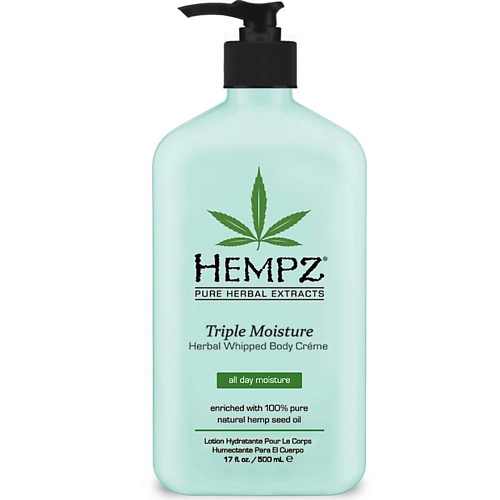 Молочко для тела HEMPZ Молочко для тела Тройное Увлажнение /Triple Moisture Herbal Whipped Body Creme