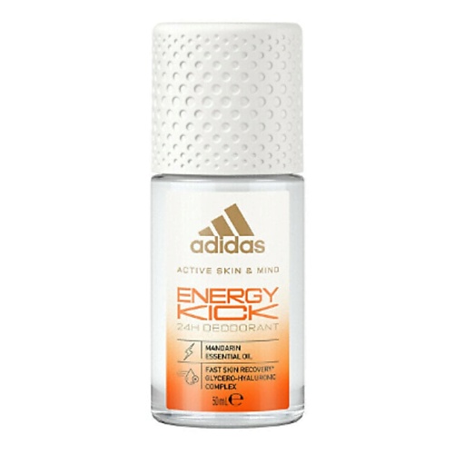 ADIDAS Роликовый дезодорант Energy Kick 50.0 cool breeze дезодорант спрей мужской quantum energy 200