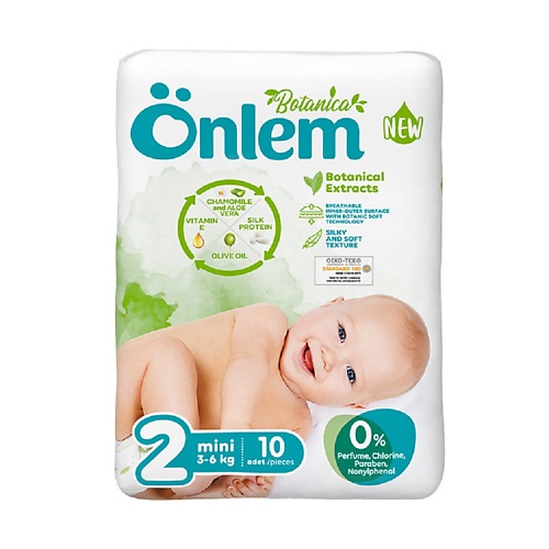 ONLEM Подгузники детские мини 3-6 кг 10.0