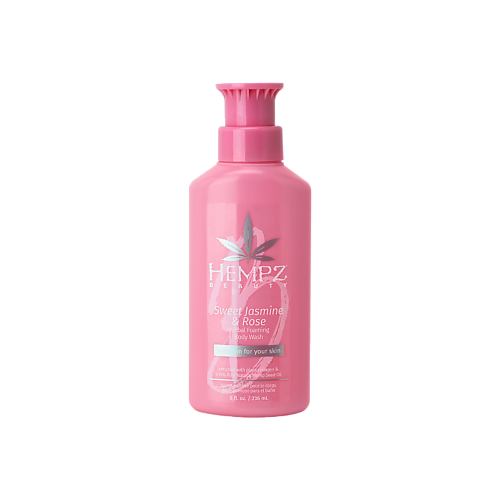 фото Hempz гель для душа сладкий жасмин и роза/ sweet jasmine & rose herbal foaming body wash 236.0