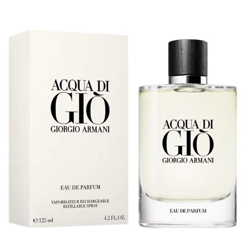 GIORGIO ARMANI Мужская парфюмерная вода Acqua Di Gio, перезаполняемый флакон 125.0